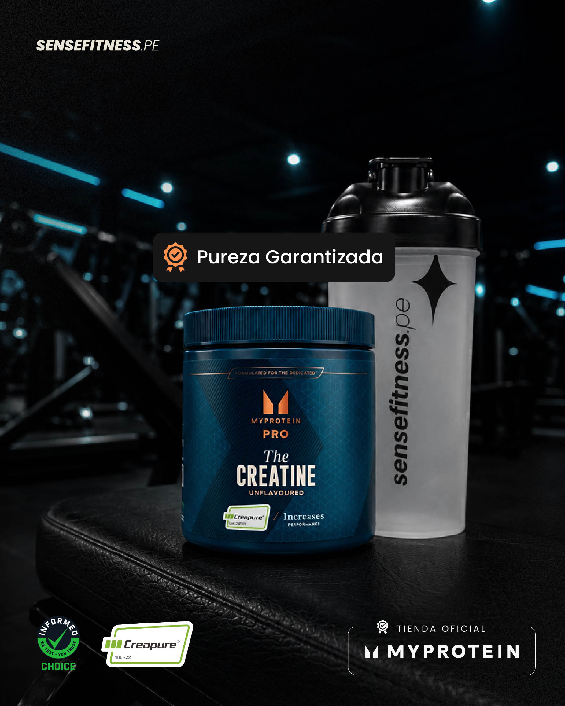 Creatina Creapure® MyProtein PRO 500gr