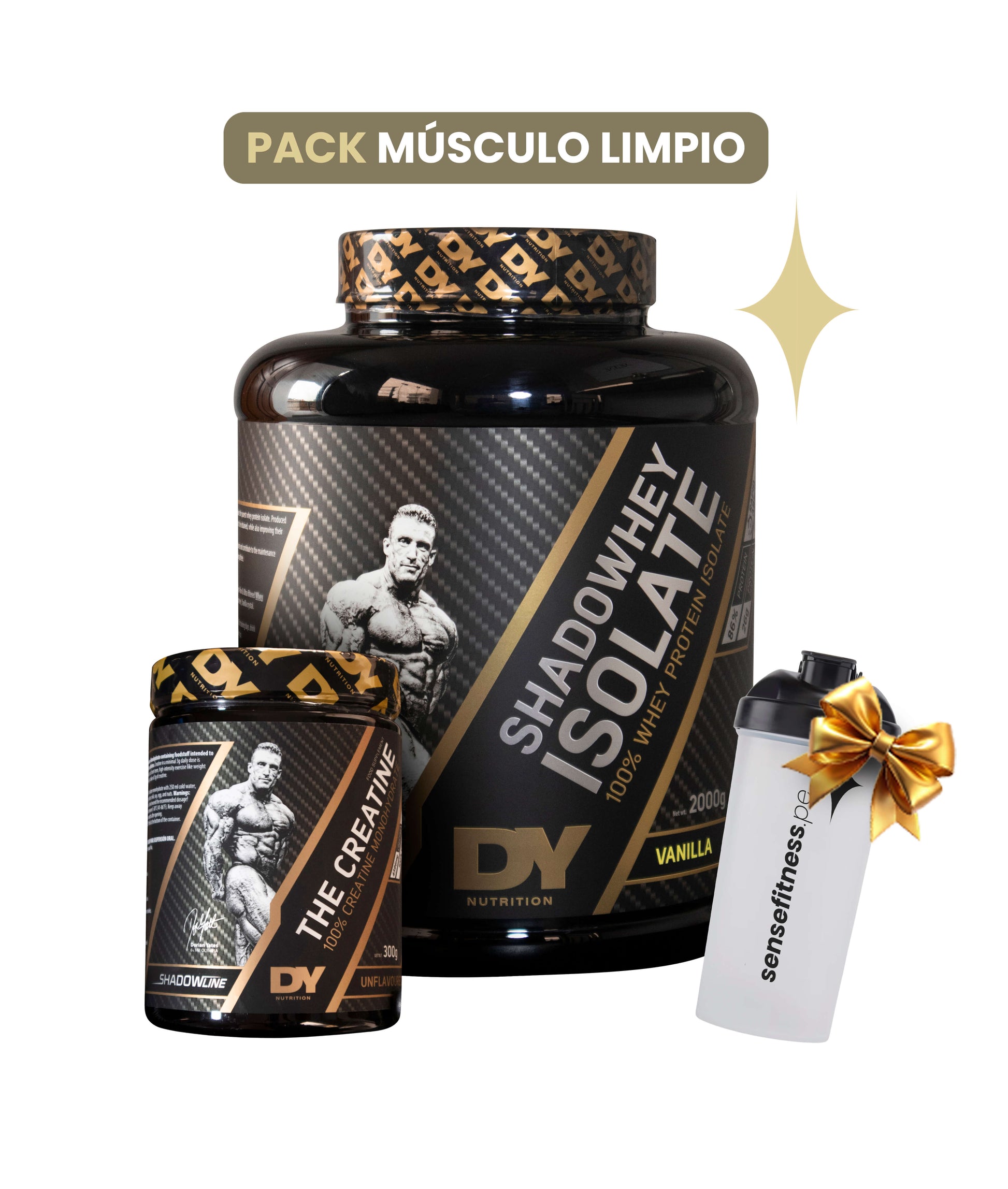 PACK ShadoWhey 2kg + Creatina 300gr DY