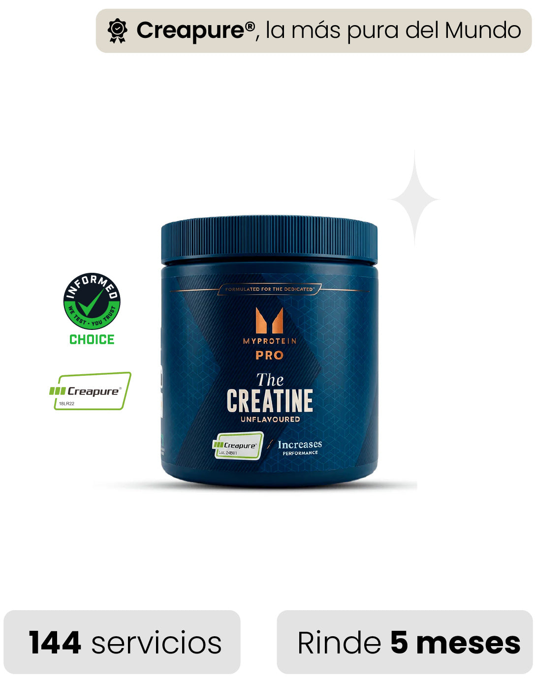 Creatina Creapure® MyProtein PRO 500gr