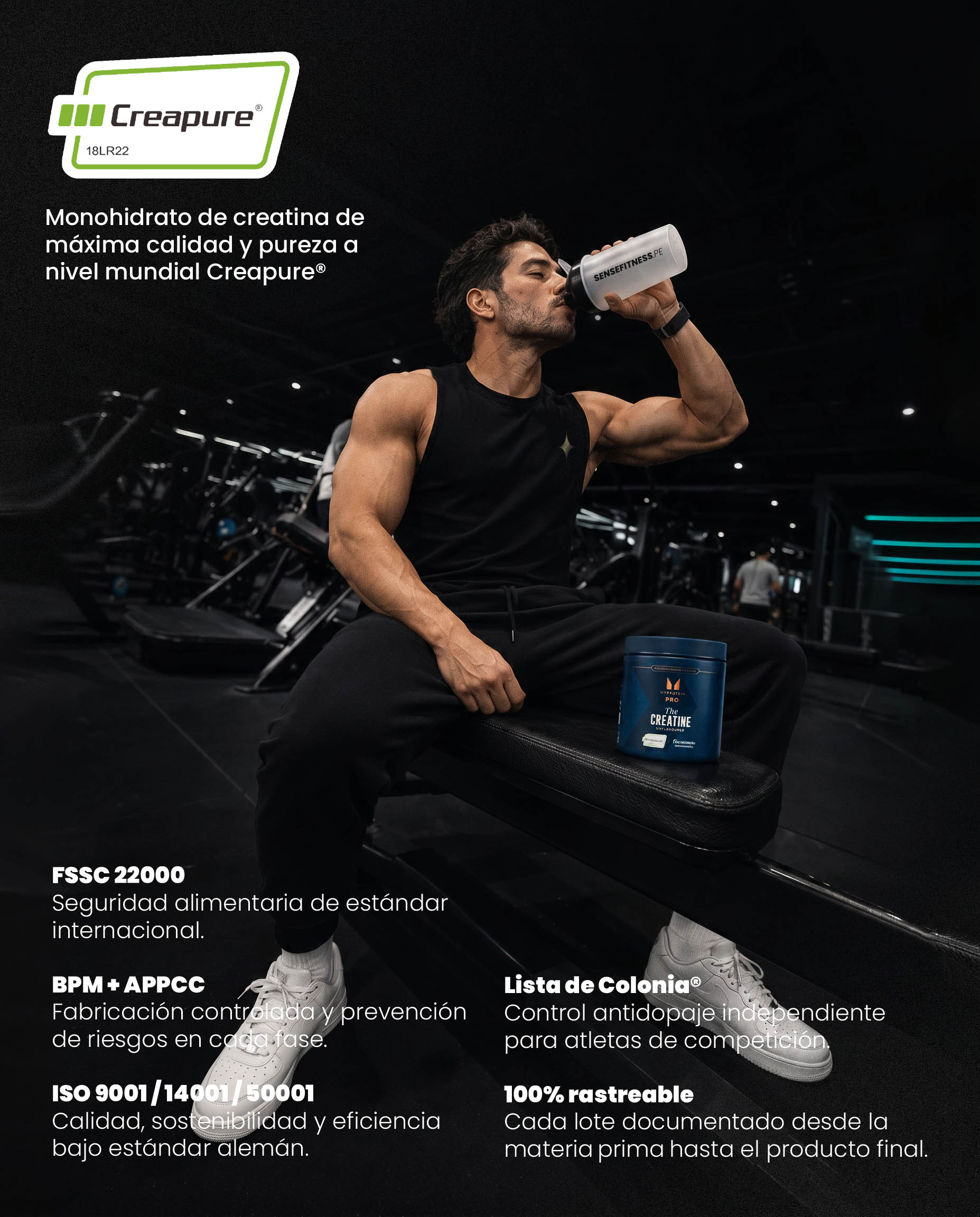 Creatina Creapure® MyProtein PRO 500gr