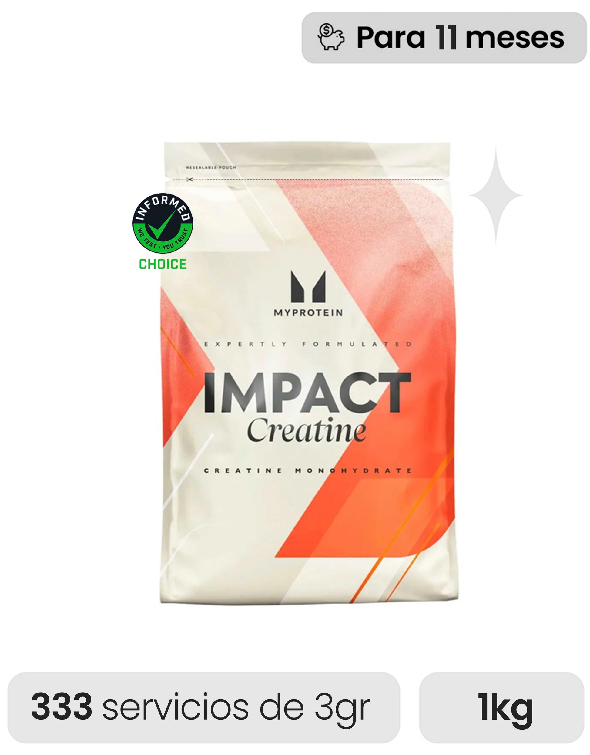 Creatina Monohidratada MyProtein 1kg